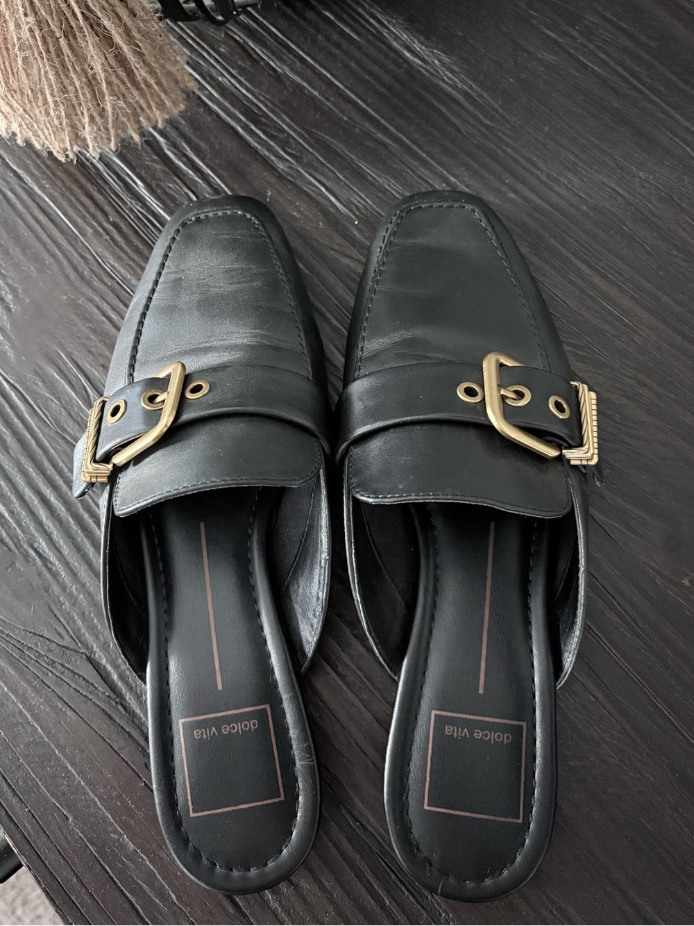 Dolce Vita Buckle Mules